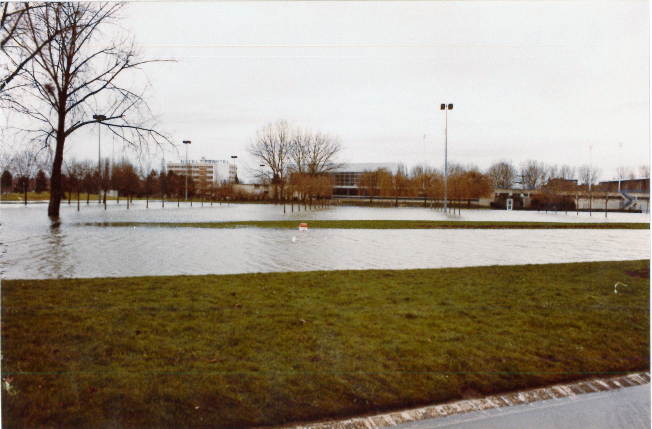 Crue de la Saône en 1981 à Mâcon