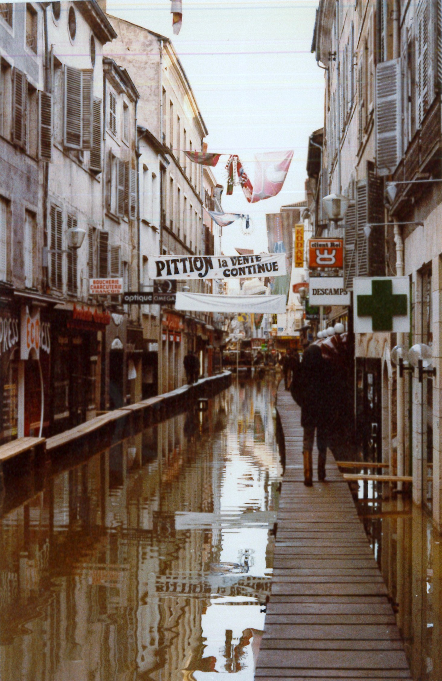 Crue de la Saône en 1981 à Mâcon