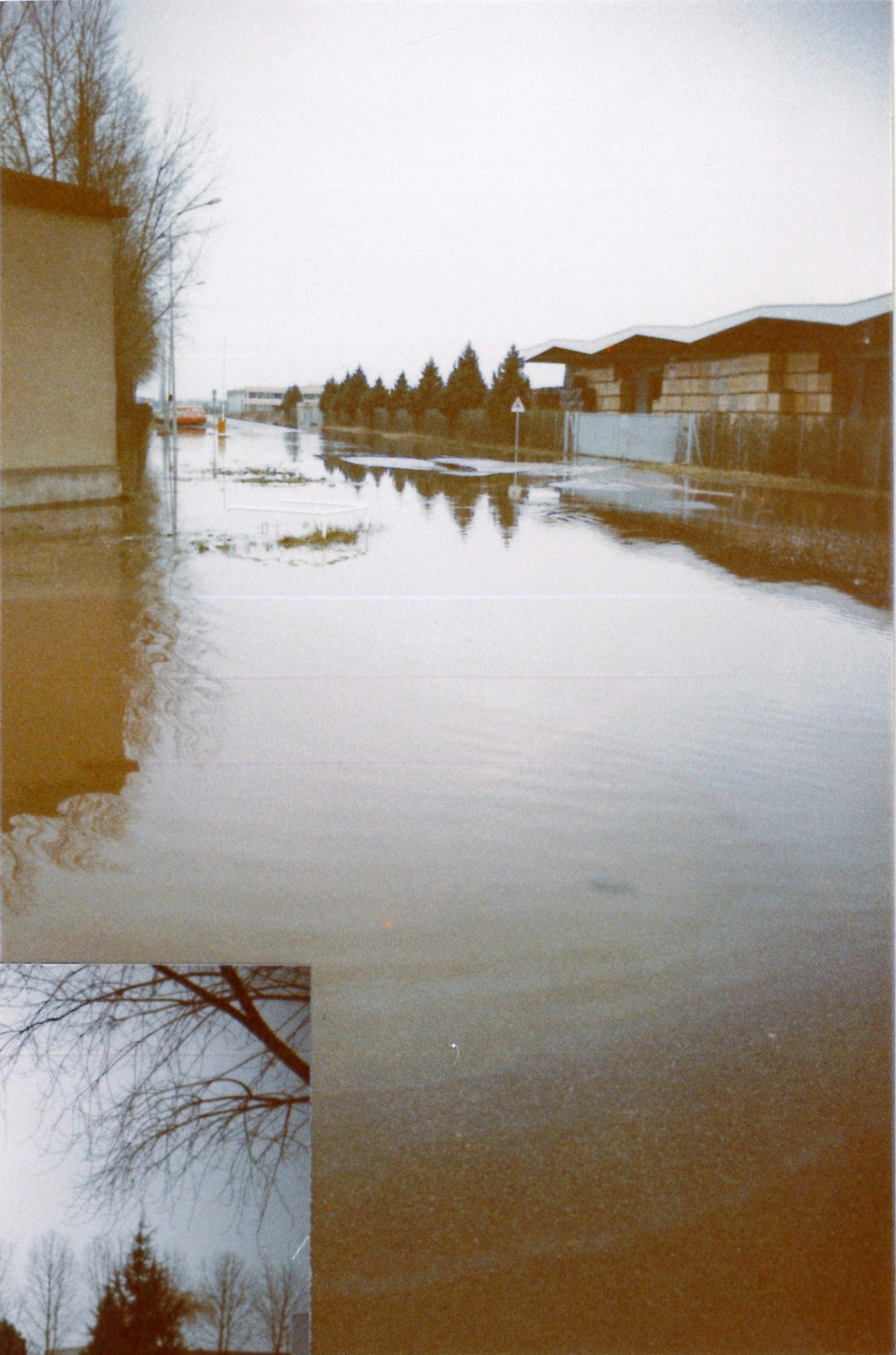 Crue de la Saône en 1981 à Mâcon