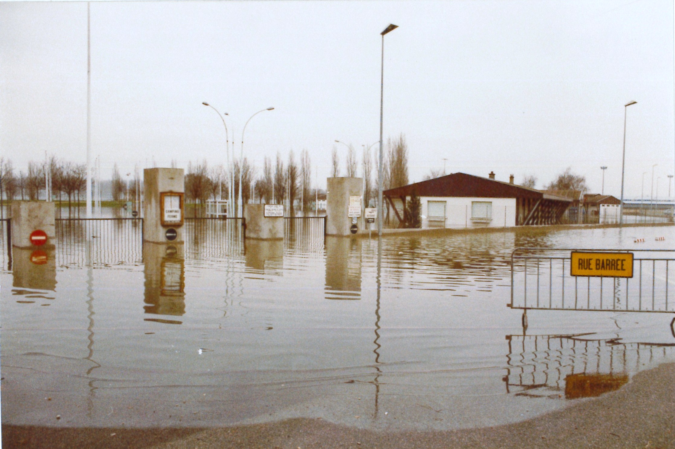 Crue de la Saône en 1981 à Sancé