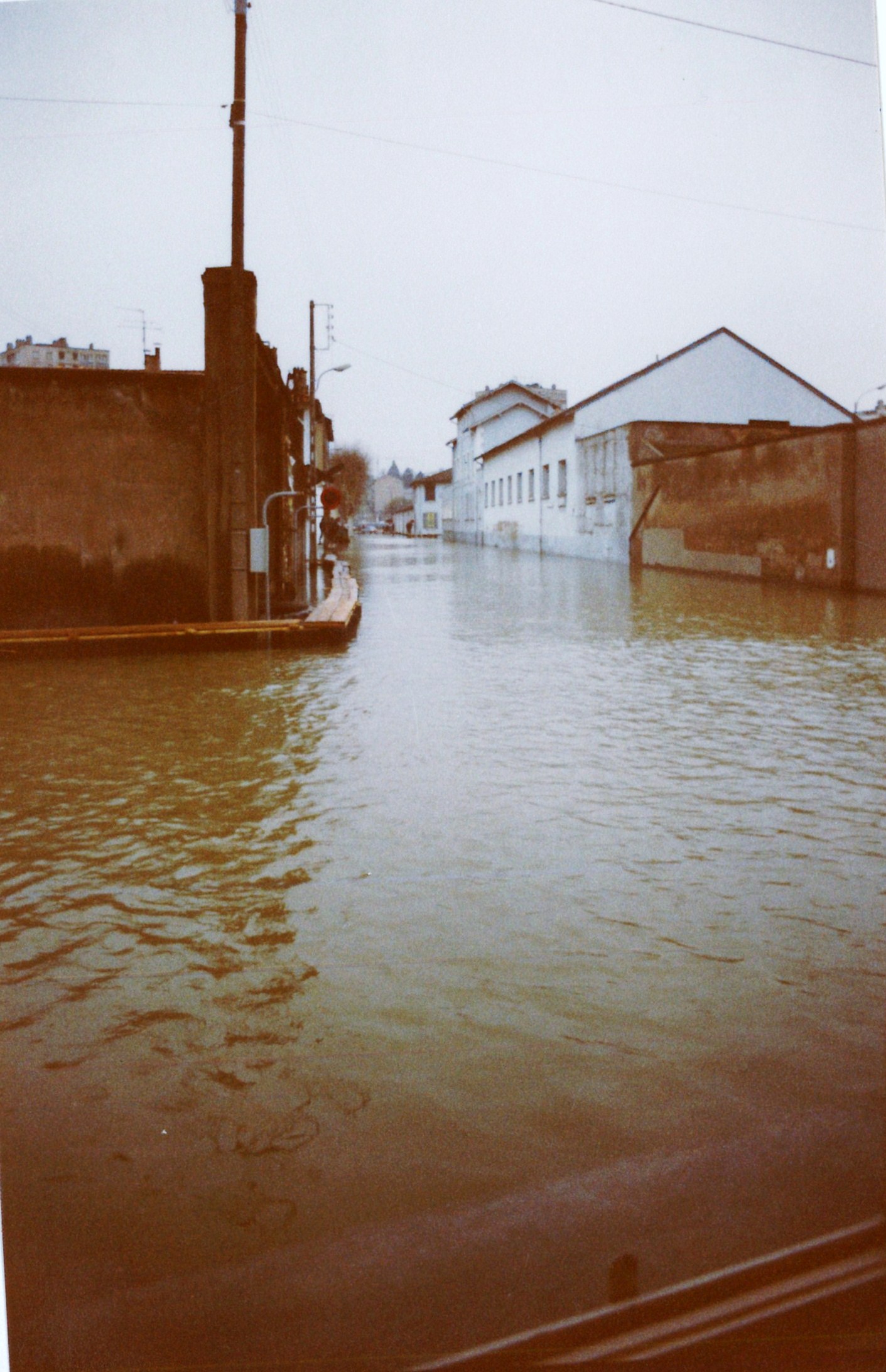 Crue de la Saône en 1981 à Mâcon