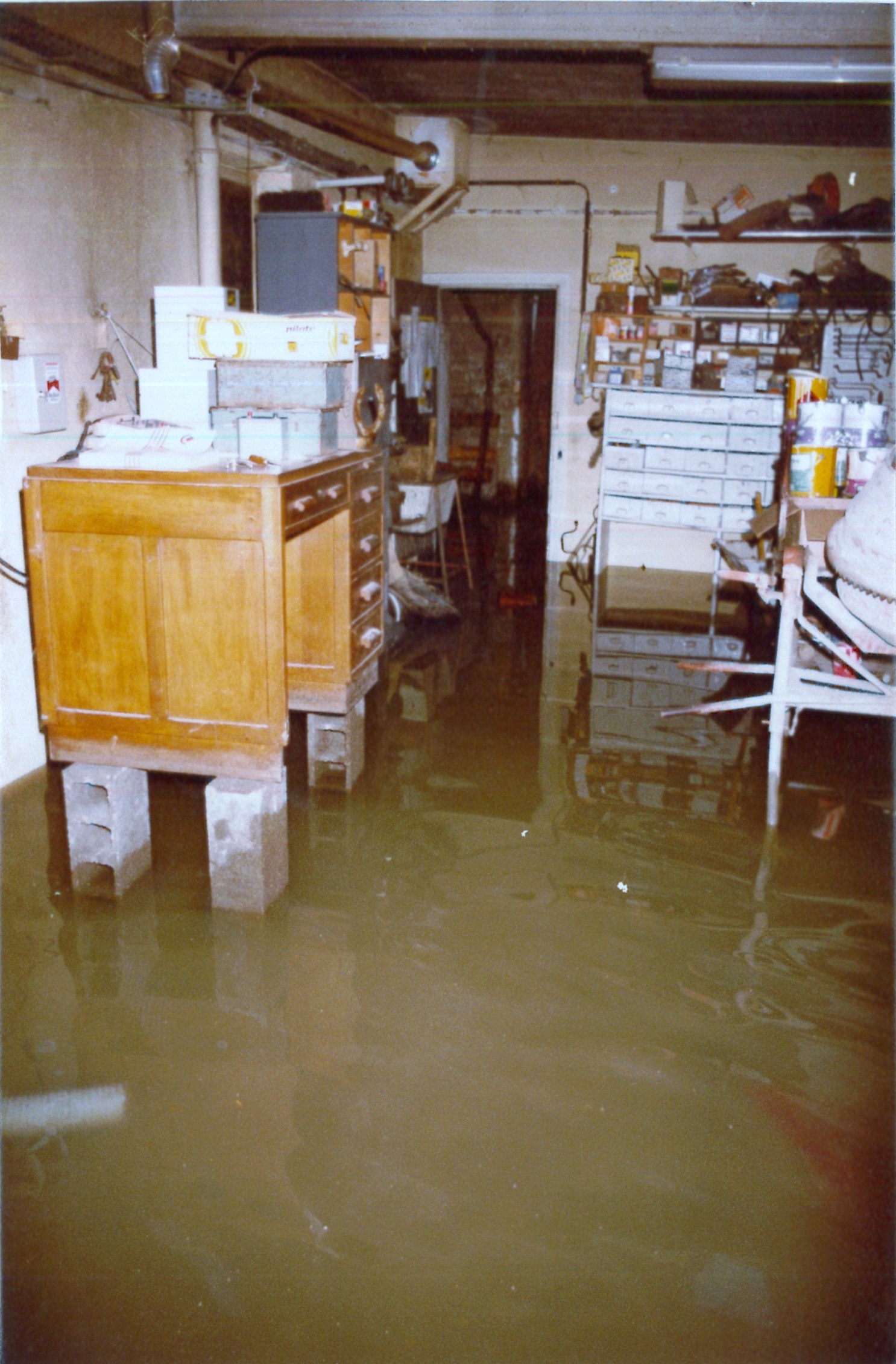 Crue de la Saône en 1981 à Mâcon