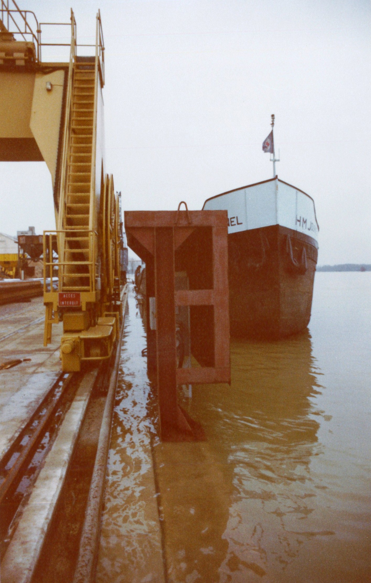 Crue de la Saône en 1981 à Mâcon