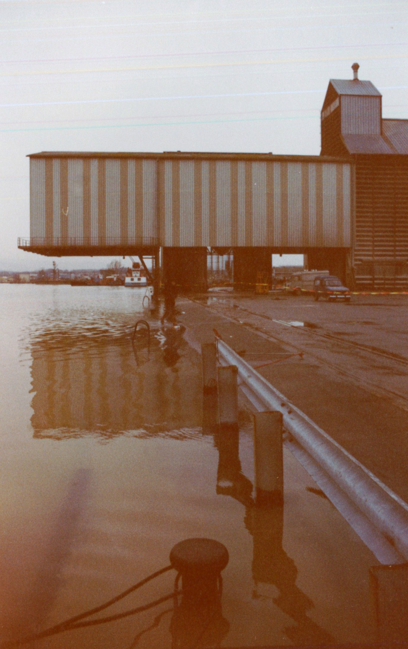 Crue de la Saône en 1981 à Mâcon