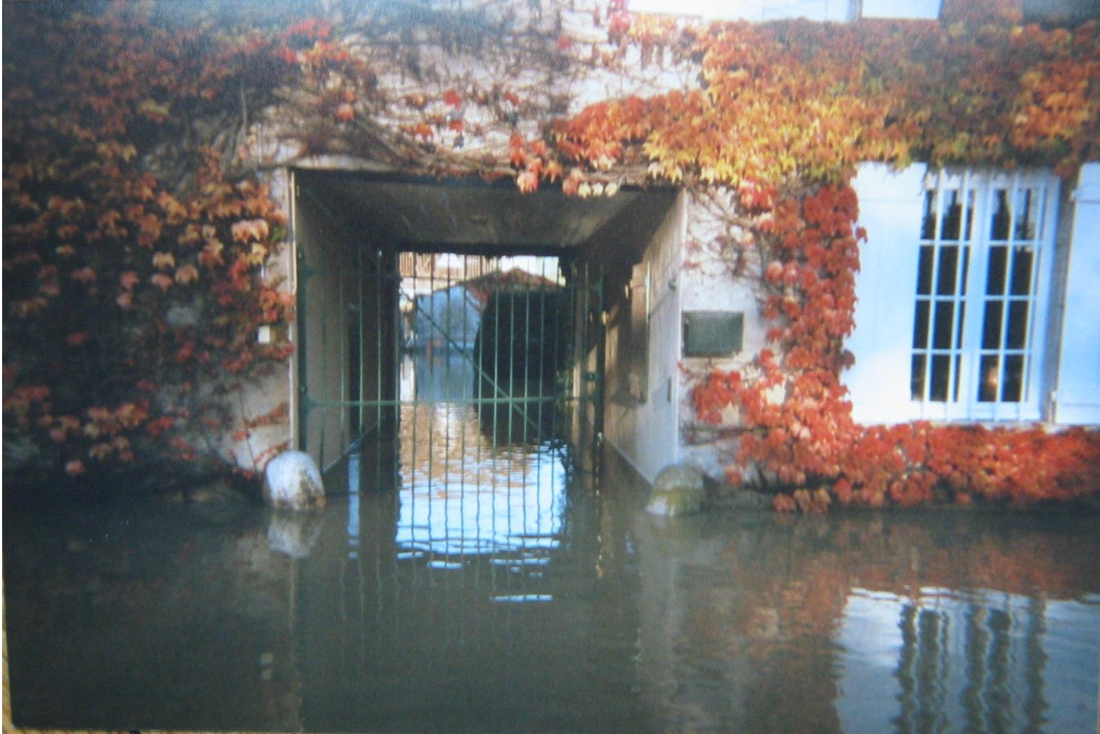 Crue de la Seille en octobre 1999 à Louhans