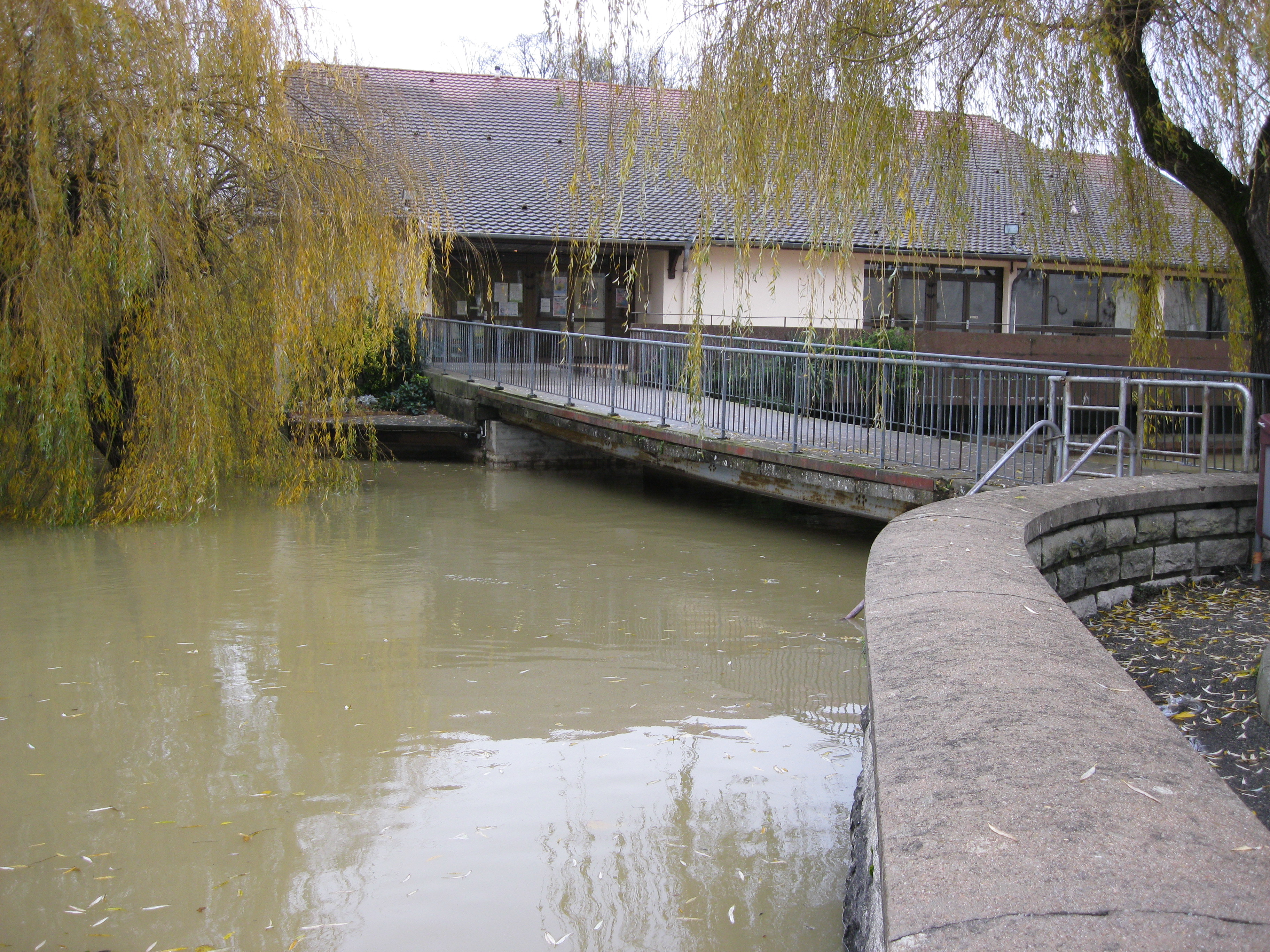 Crue de la Seille en 2012 à Louhans