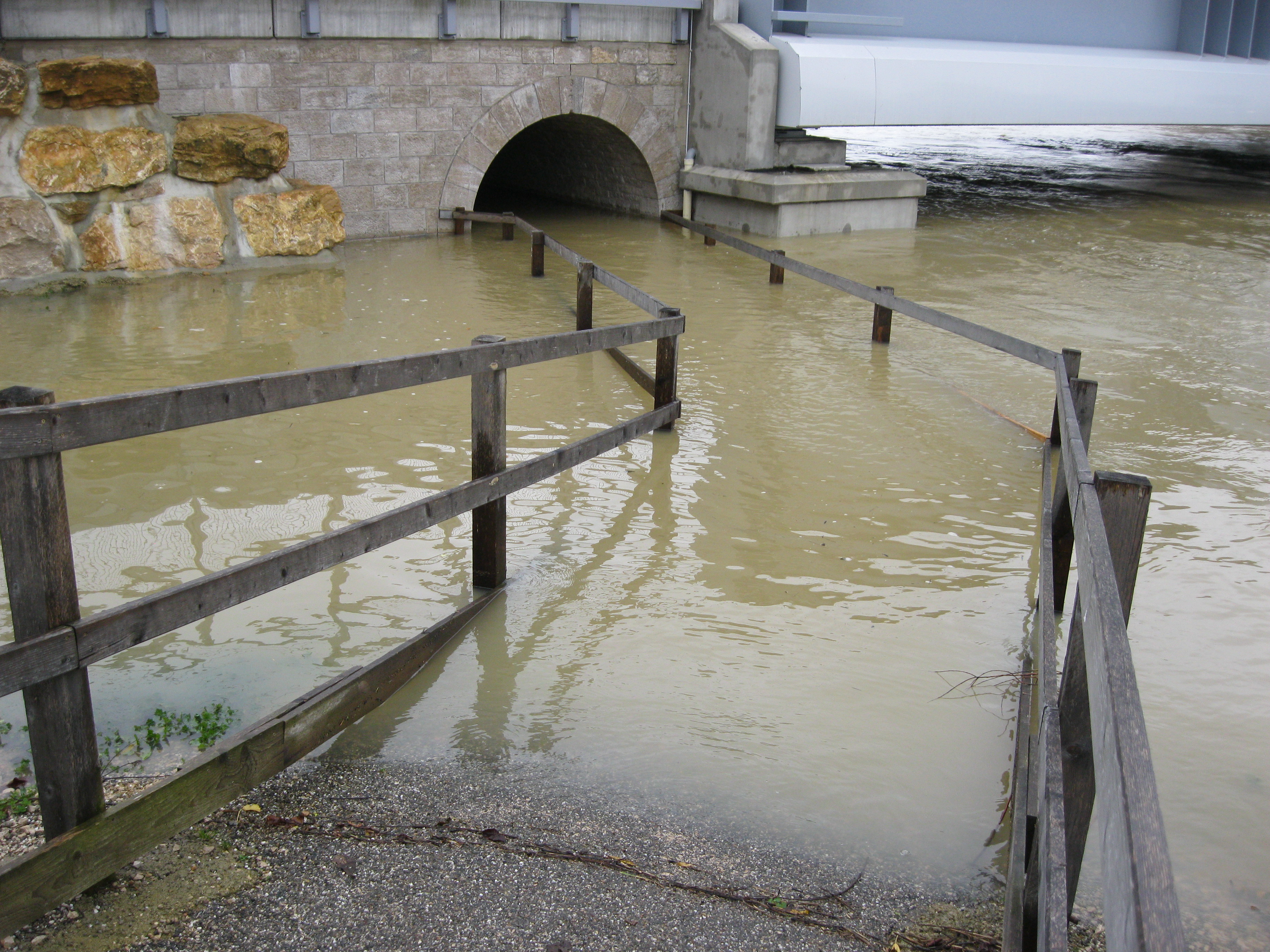 Crue de la Seille en 2012 à Louhans