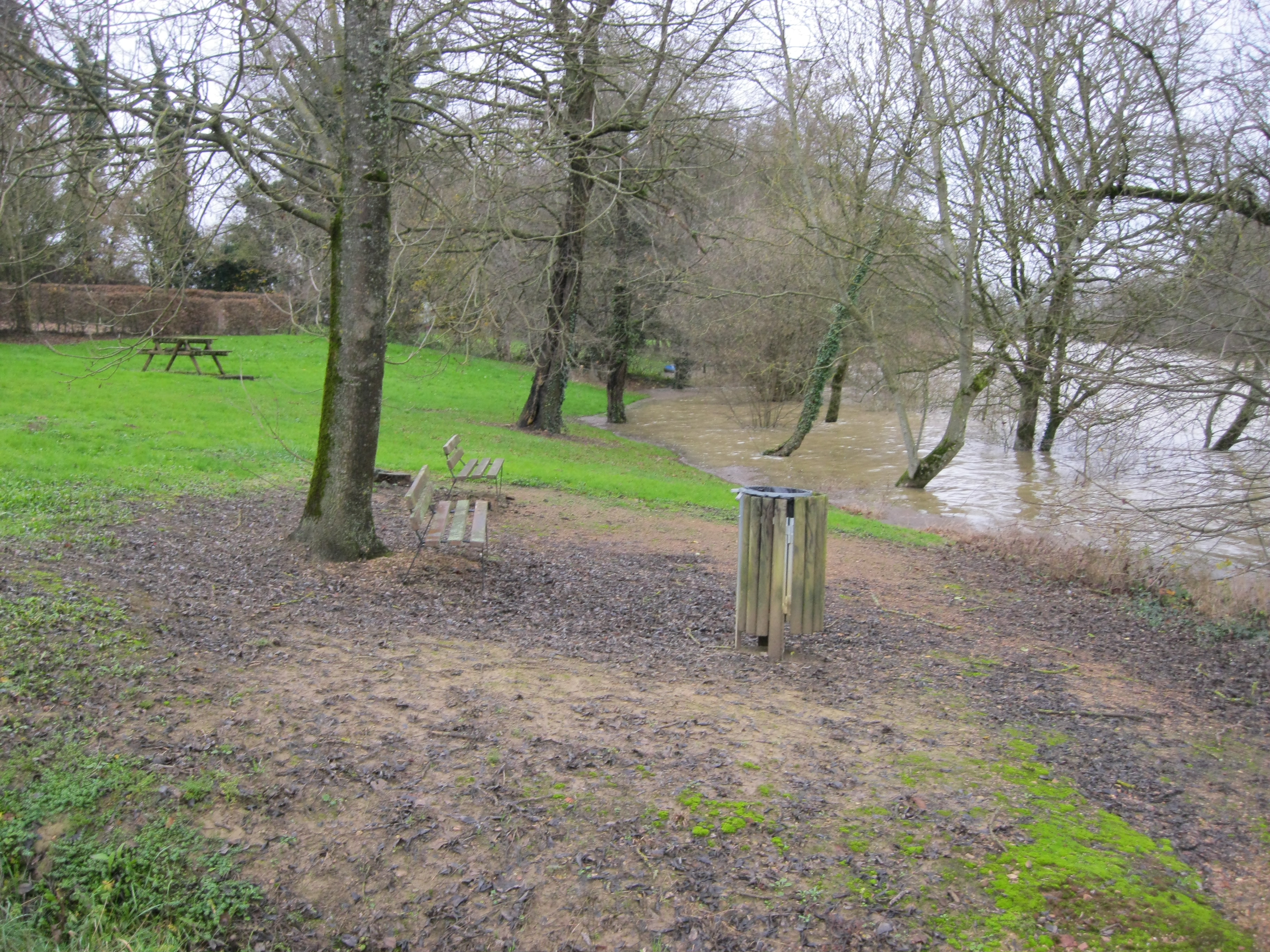 Crue de la Seille en 2012 à Brienne