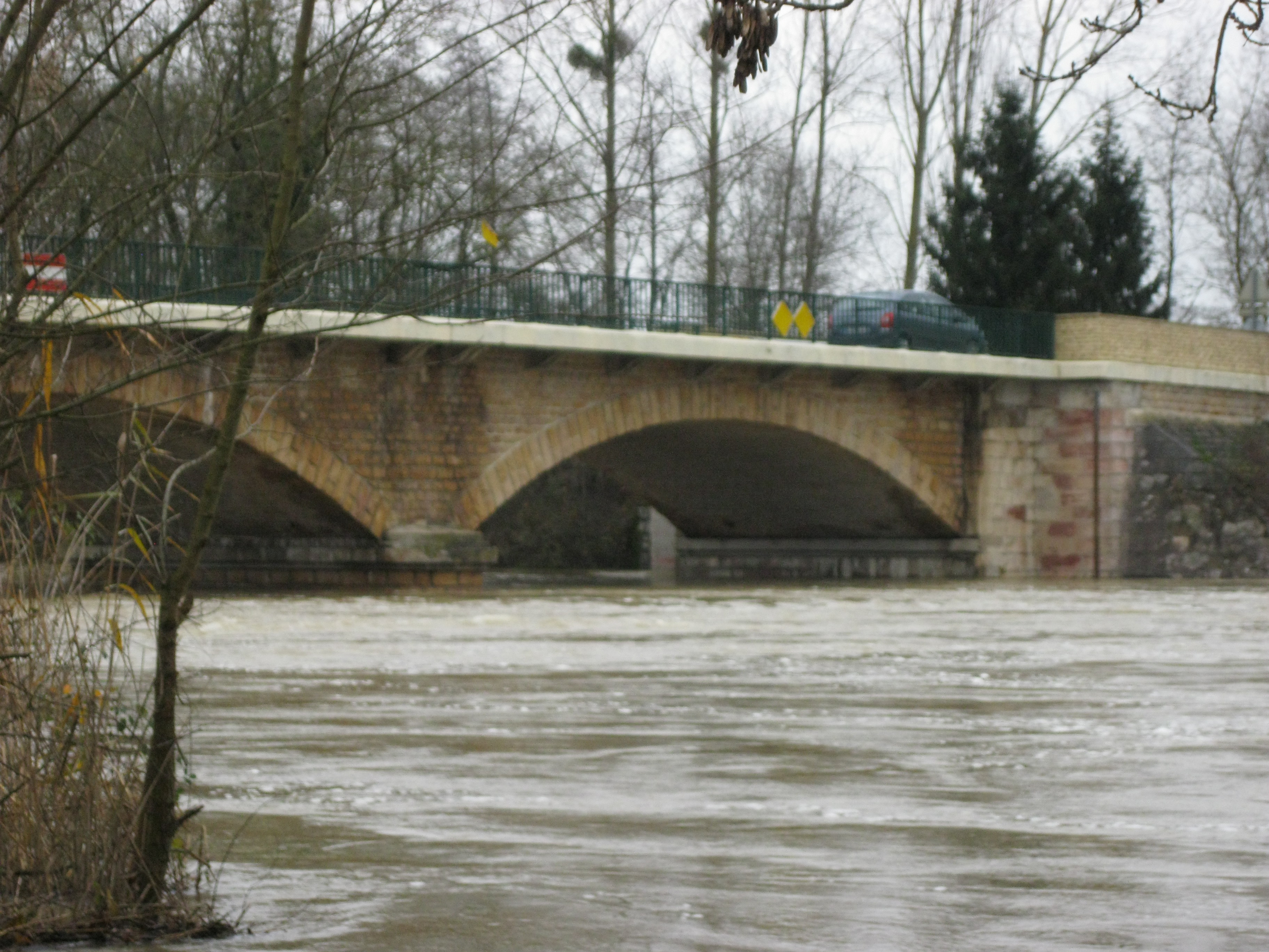 Crue de la Seille en 2012 à Cuisery