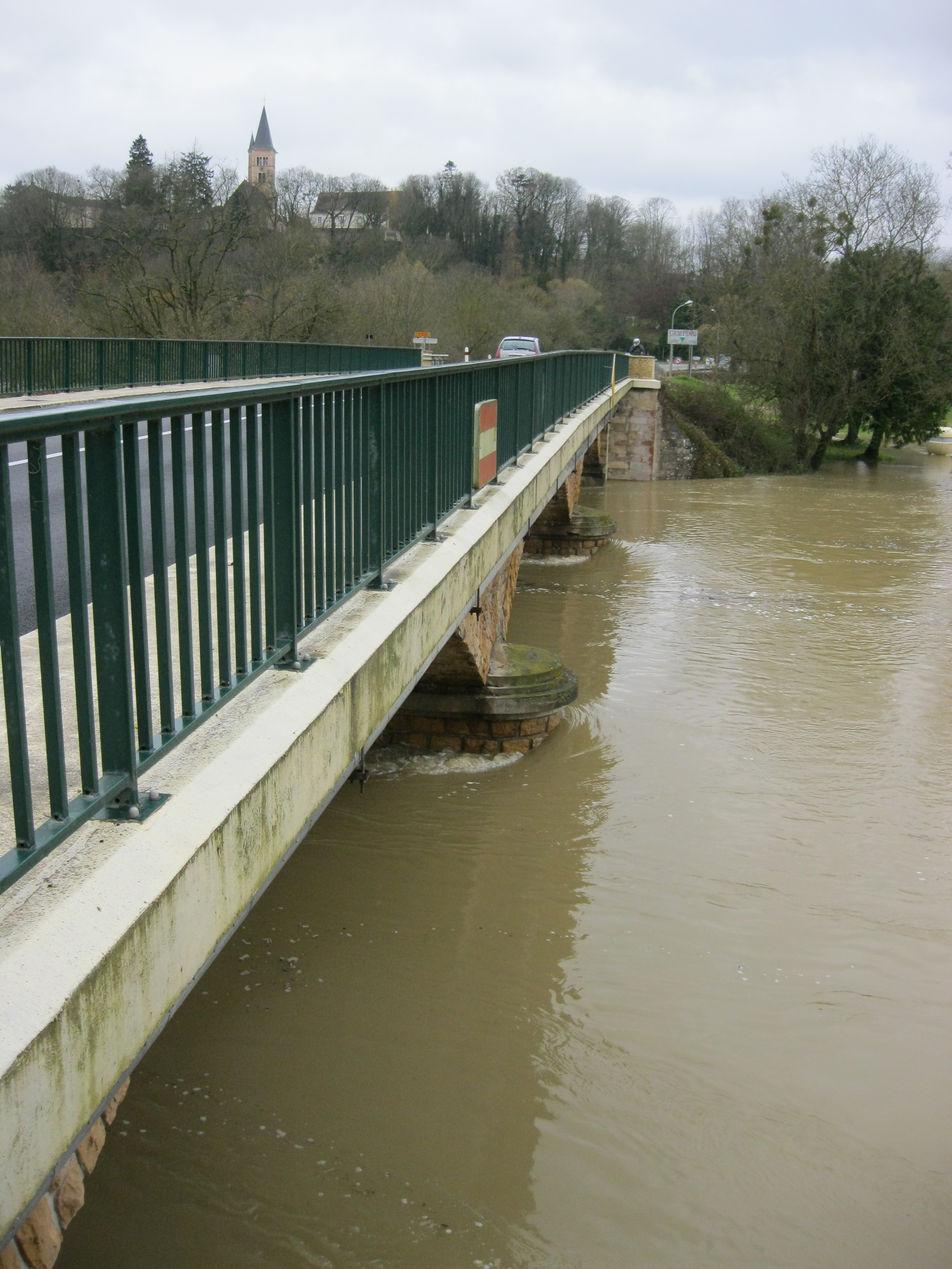 Crue de la Seille en 2012 à Brienne