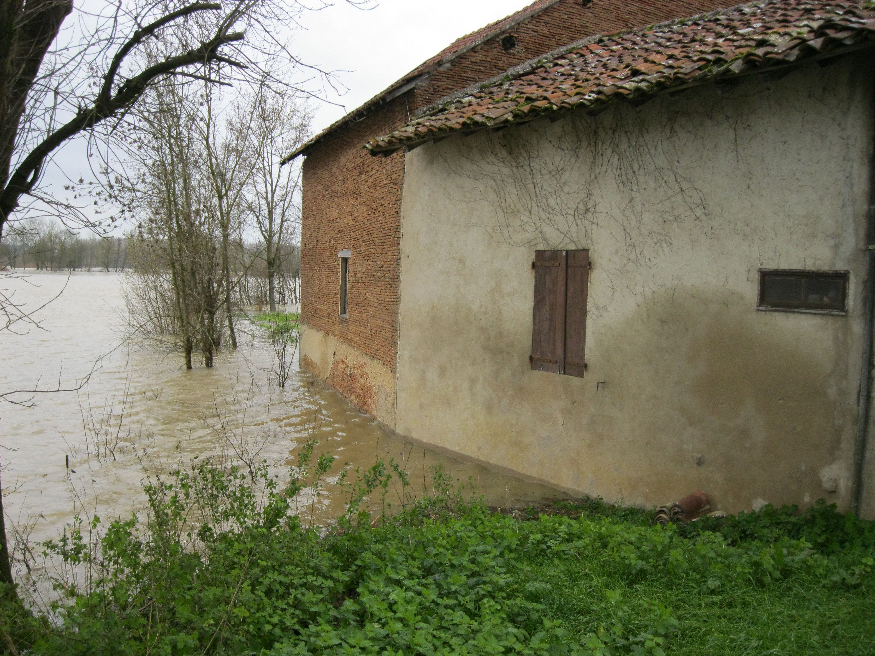 Crue de la Seille en 2012 à Brienne