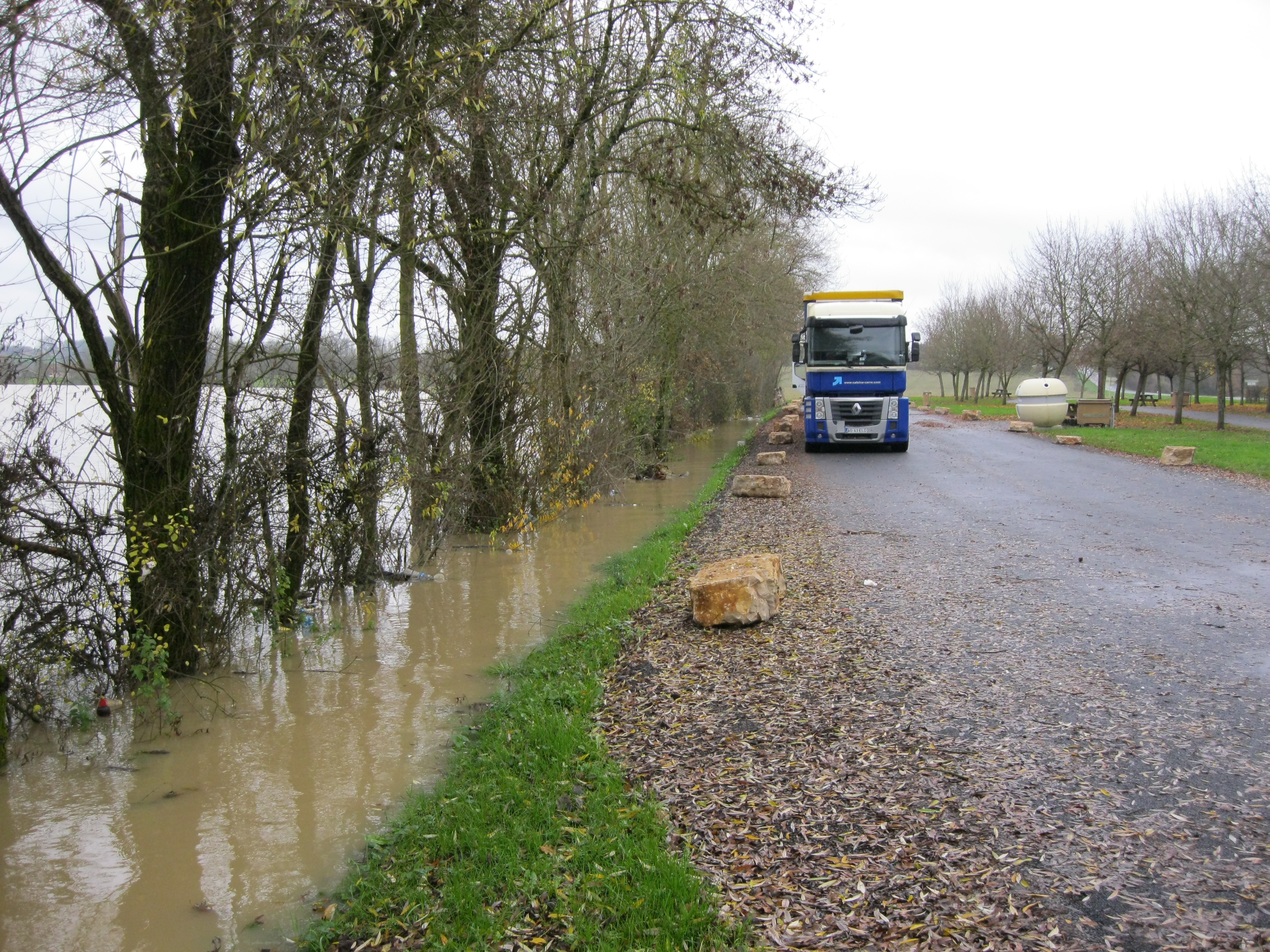 Crue de la Sâne en 2012 à Brienne