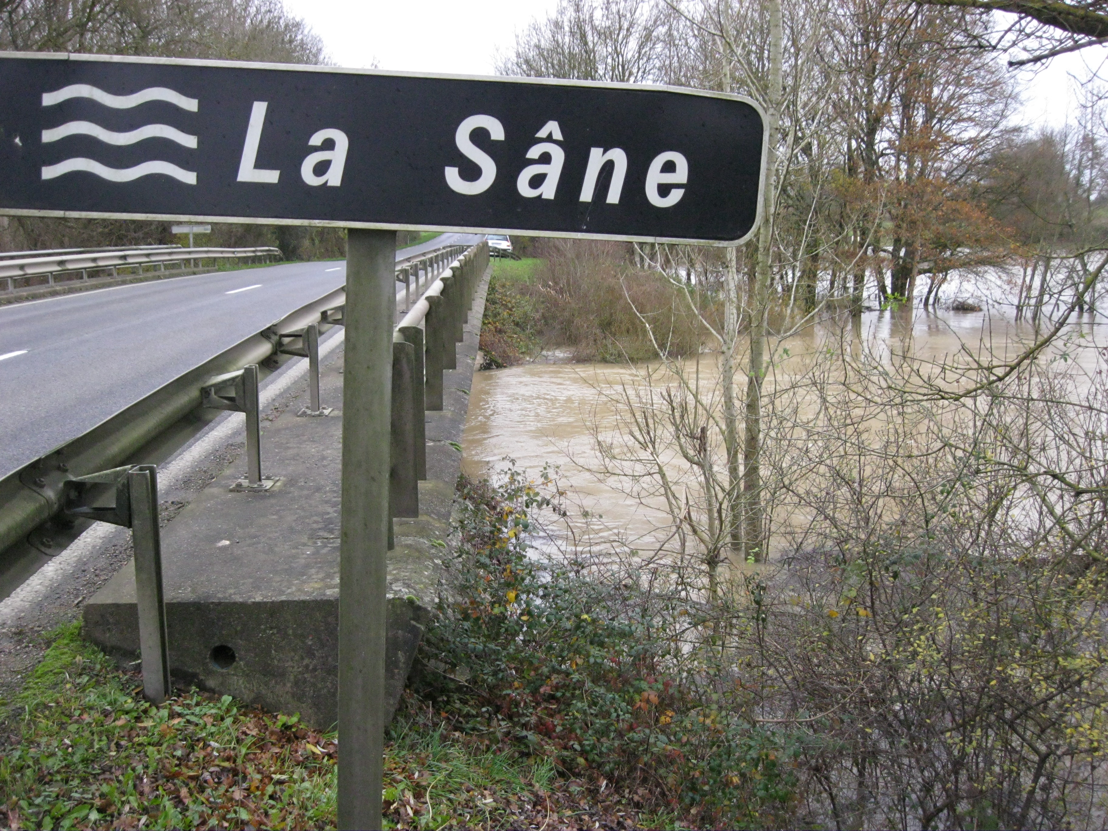 Crue de la Sâne en 2012 à Brienne