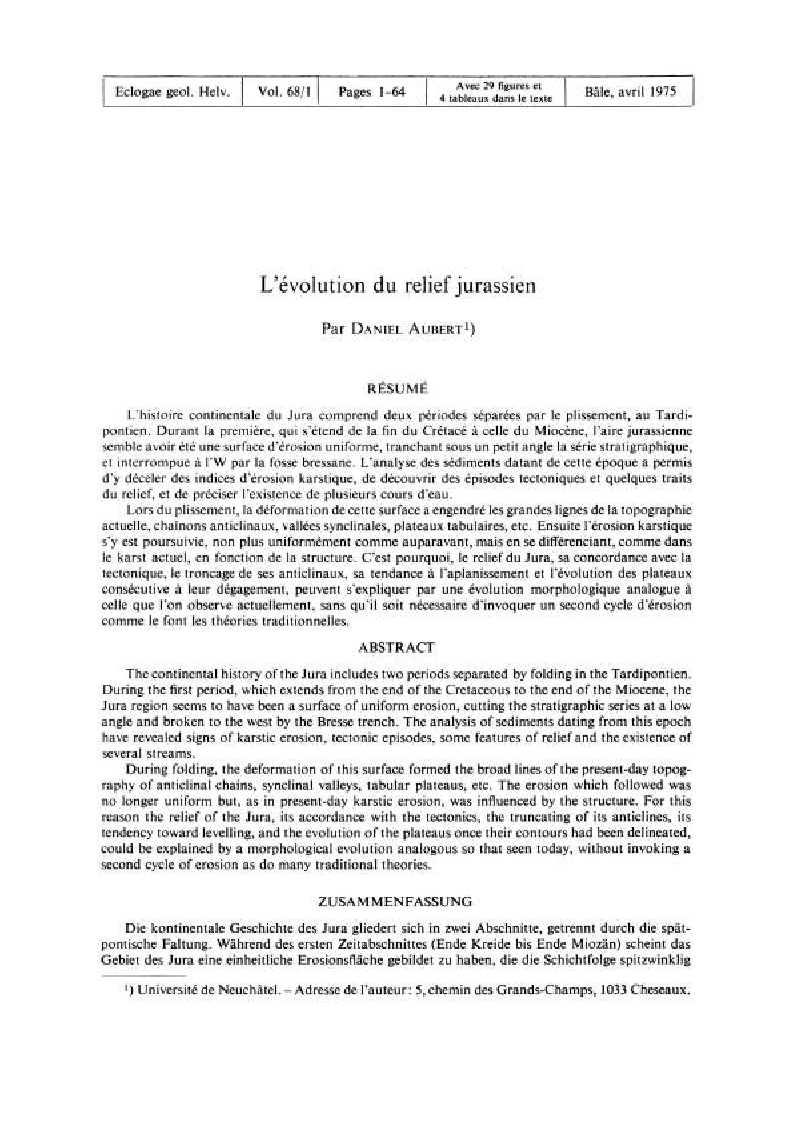 Publié dans Eclogae Geologicae Helvetiae. 68 (1975).
DOI : http://doi.org/10.5169/seals-164376