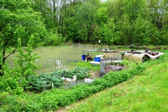 Crue de la Brenne, en mai 2015, vers Montbard,en Côte d'Or