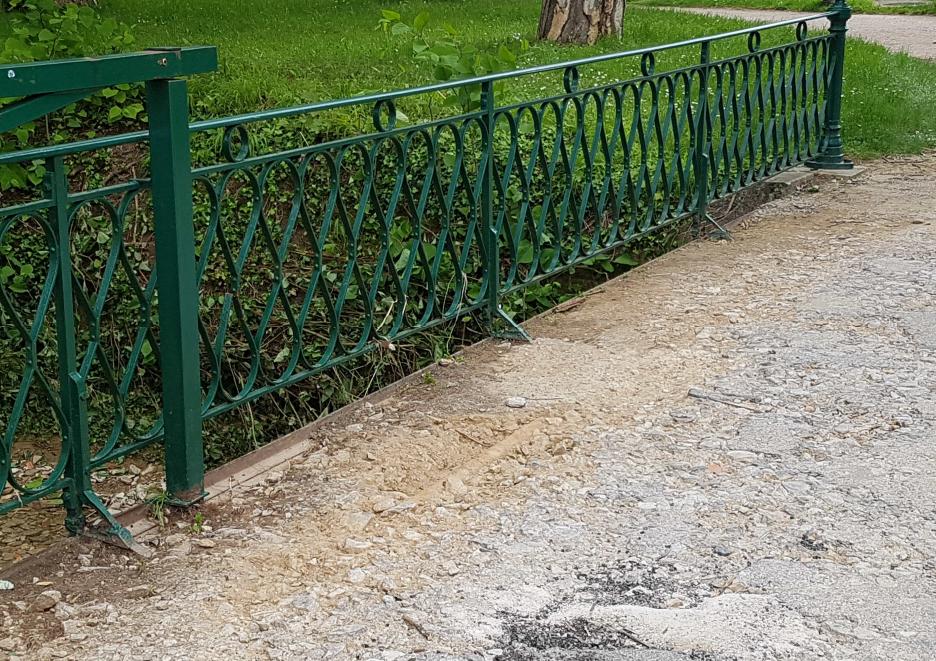 Crue de la Vallière, en mai 2016, à Conlièges, rue basse, dans le Jura