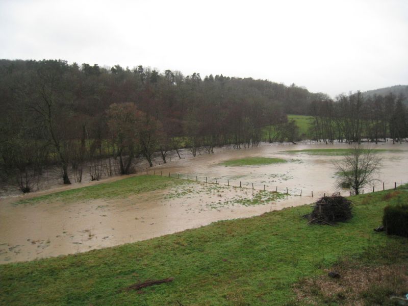 Crue du Cousin, en décembre 2010, à Avallon dans l'Yonne