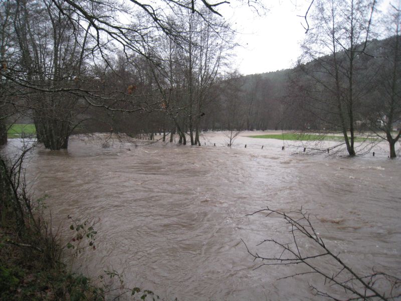 Crue du Cousin, en décembre 2010, à Avallon dans l'Yonne