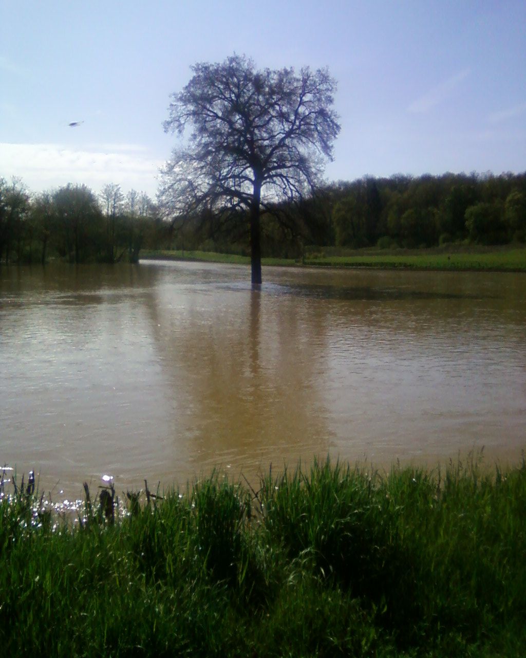 Crue du Serein, en mai 2013, à Dissangis dans l'Yonne