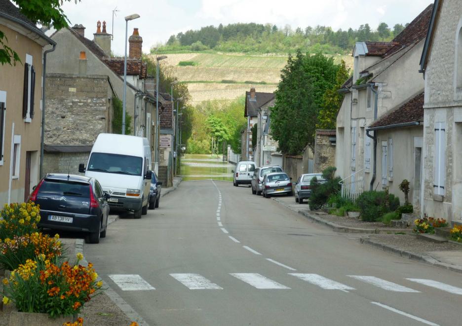 Crue du Serein, en mai 2013, à Chablis dans l'Yonne