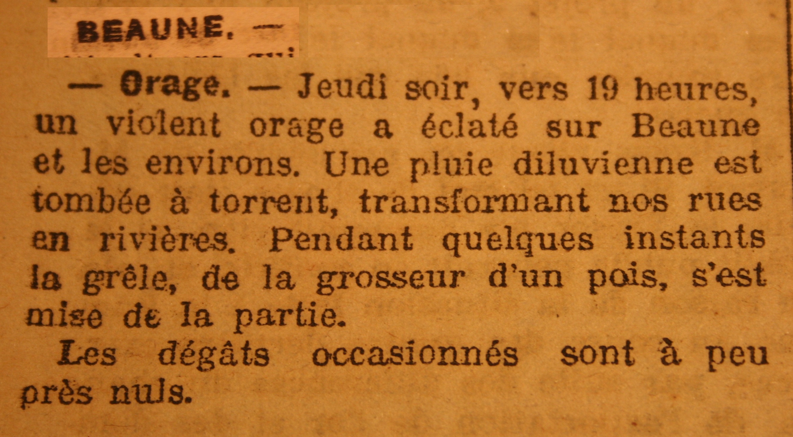 article de journal