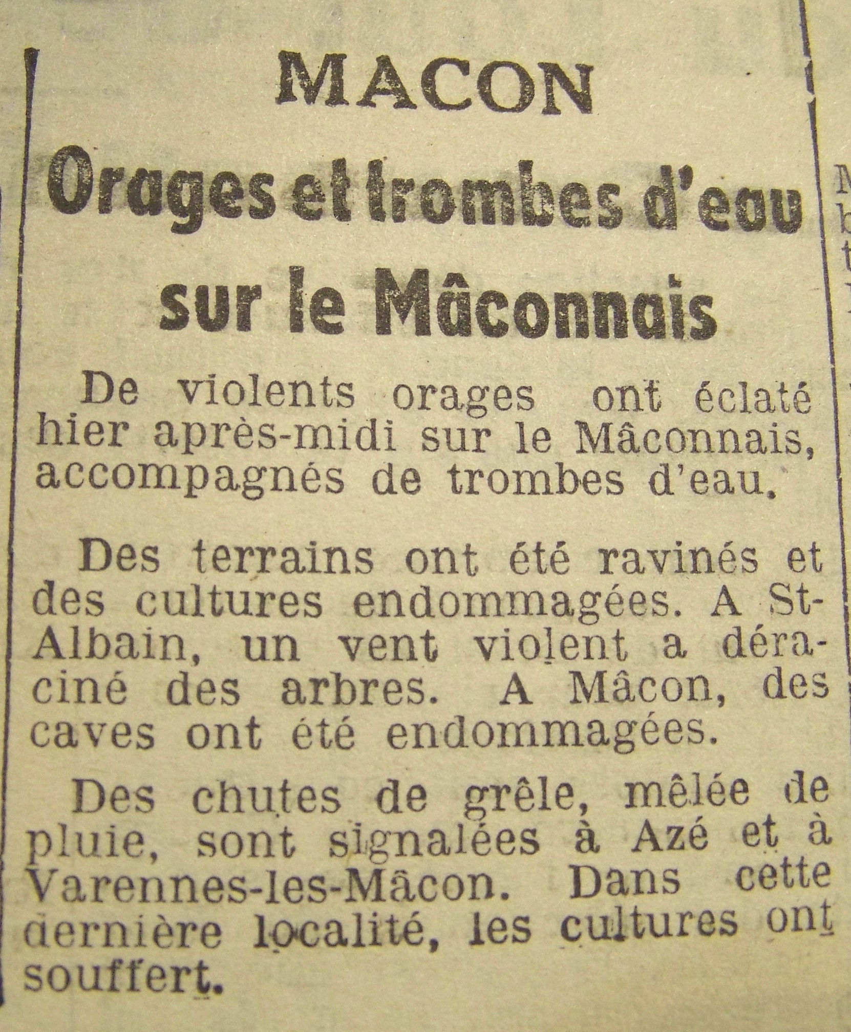 article de journal