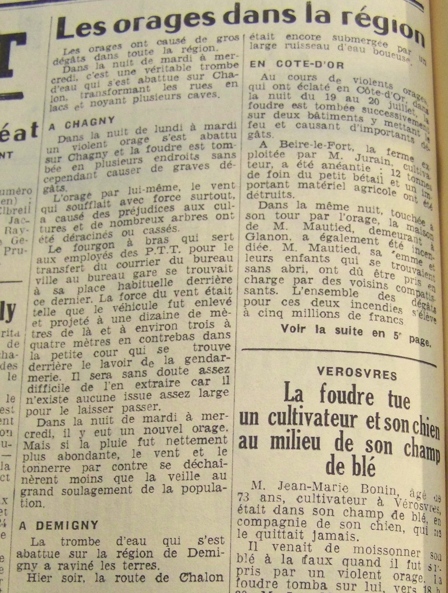 article de journal