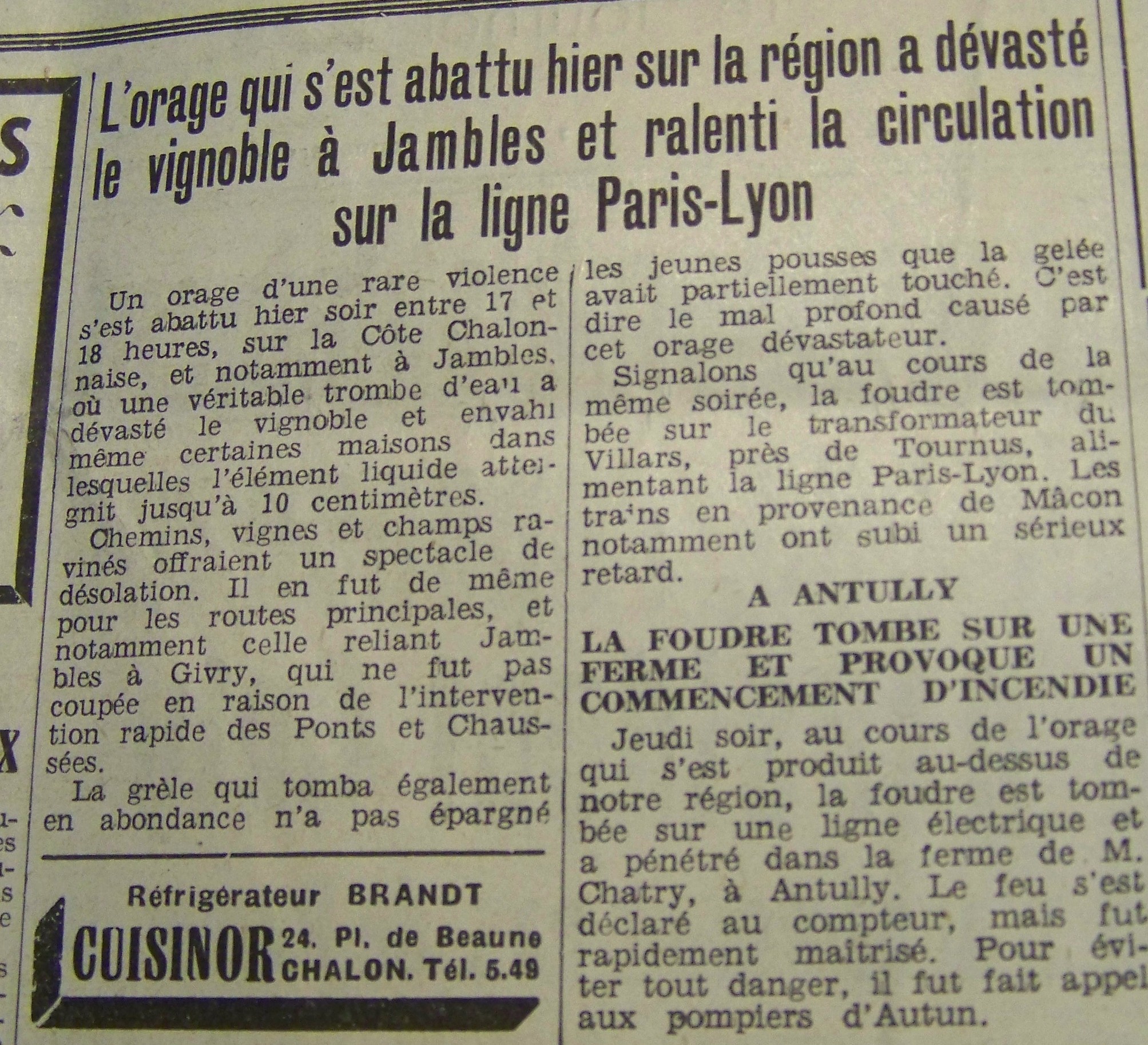 article de journal