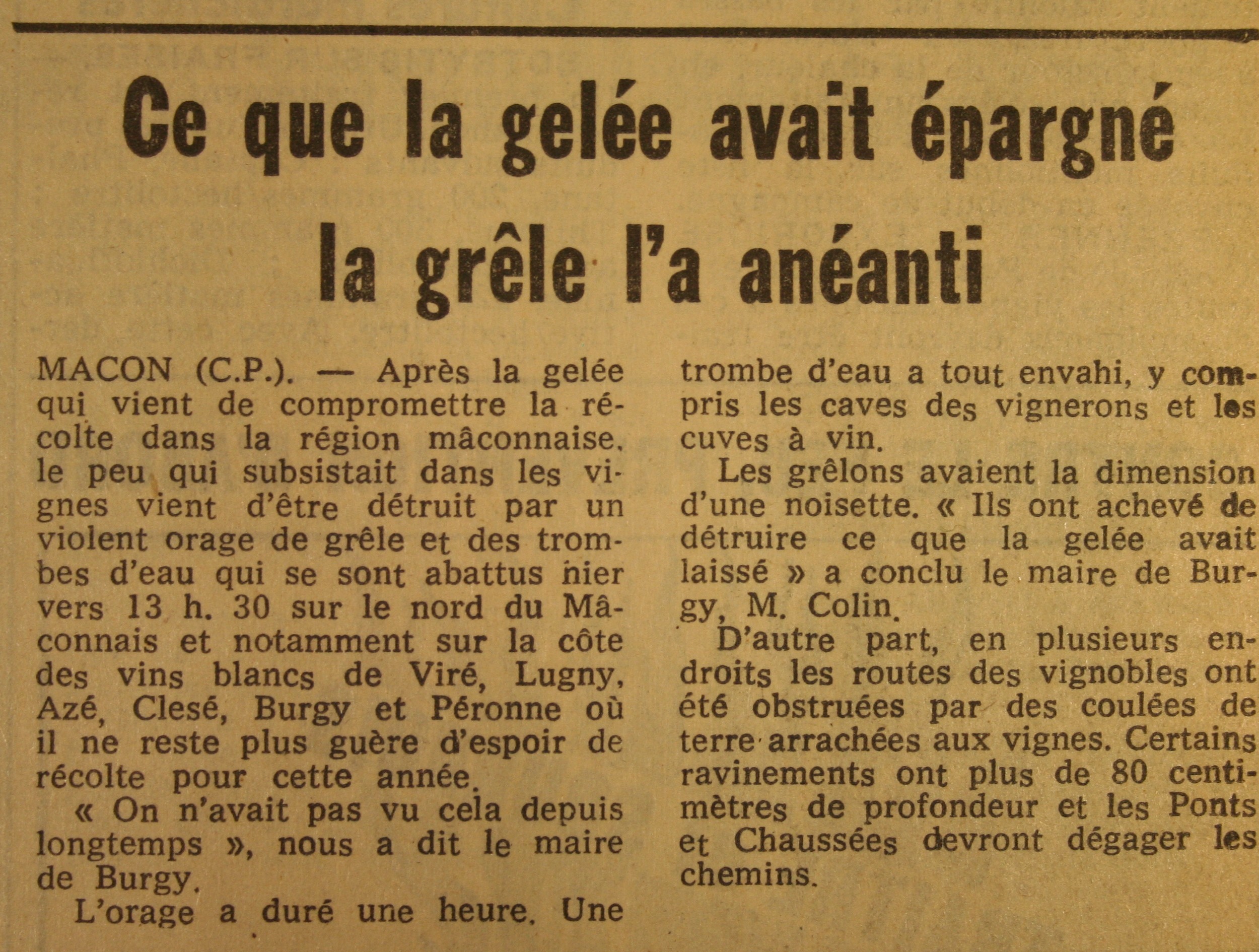 article de journal