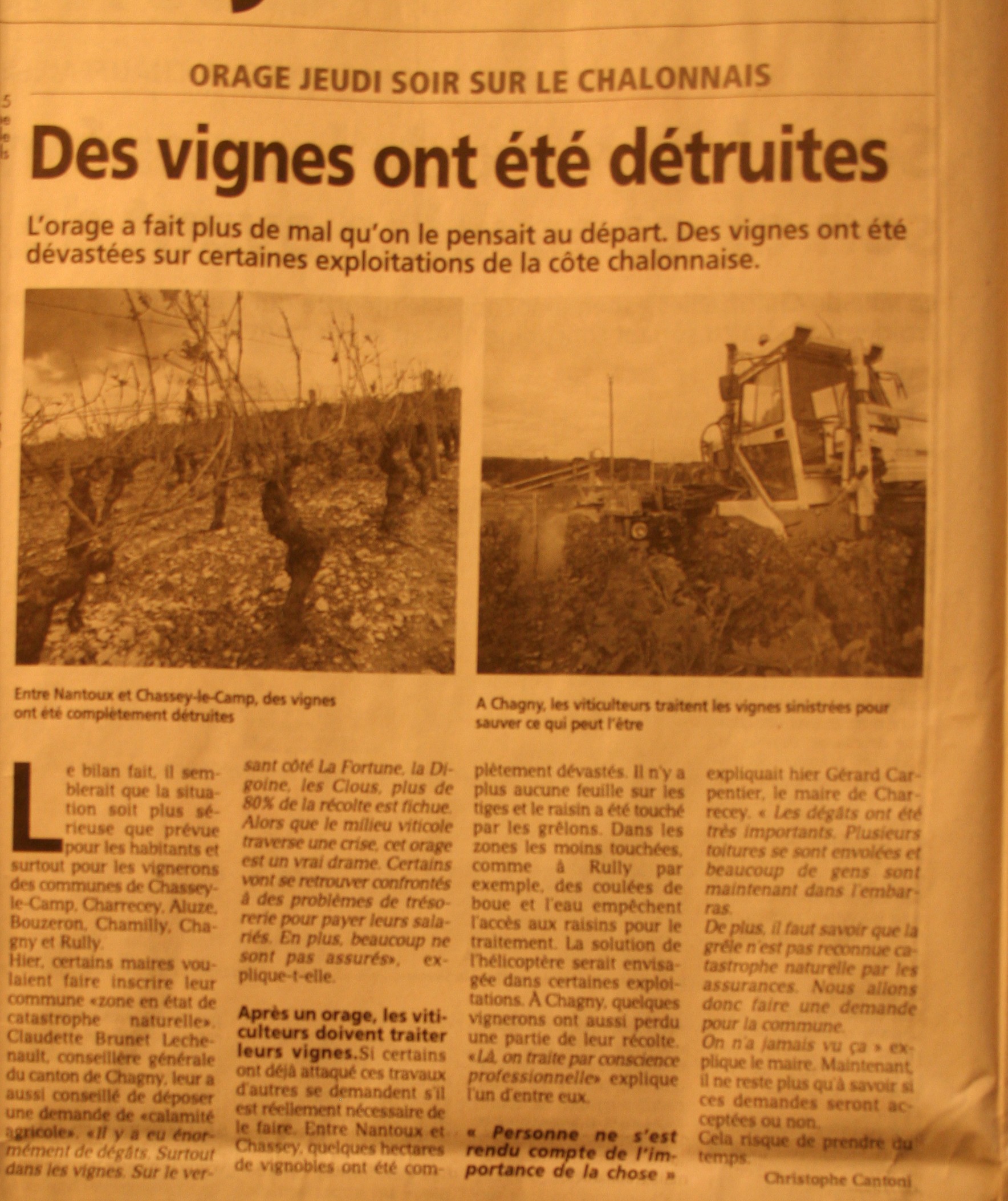 article de journal