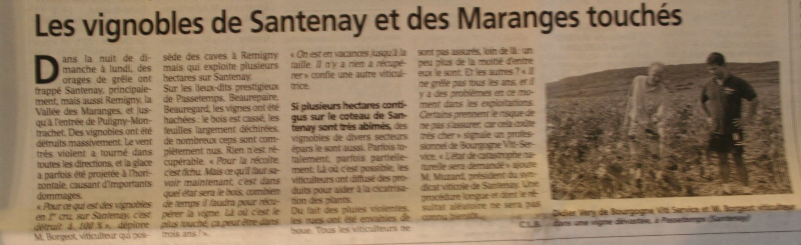 article de journal