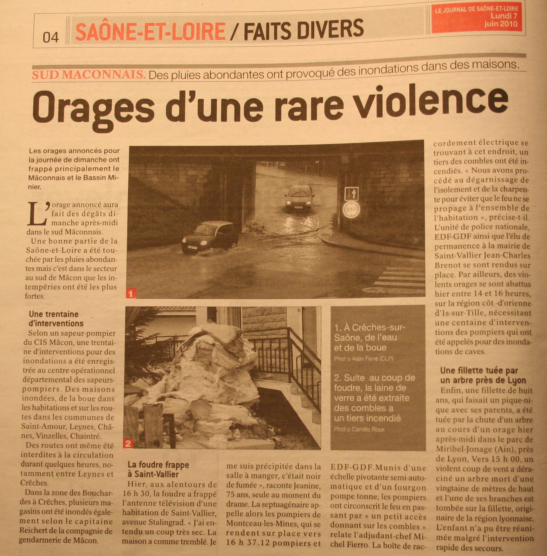 article de journal