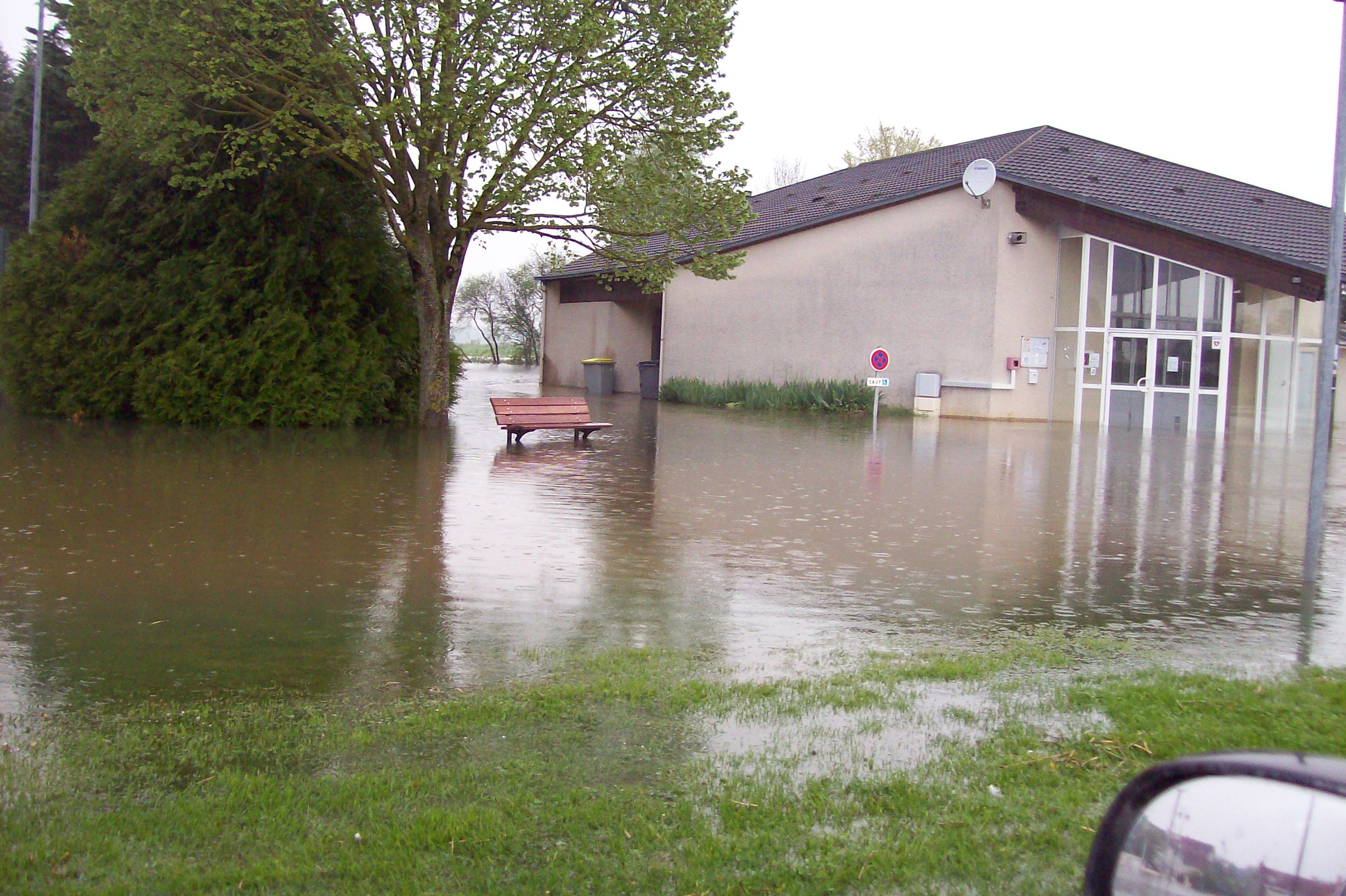 Crue de la Norges, en mai 2013, à Magny sur Tille en Côte d'Or