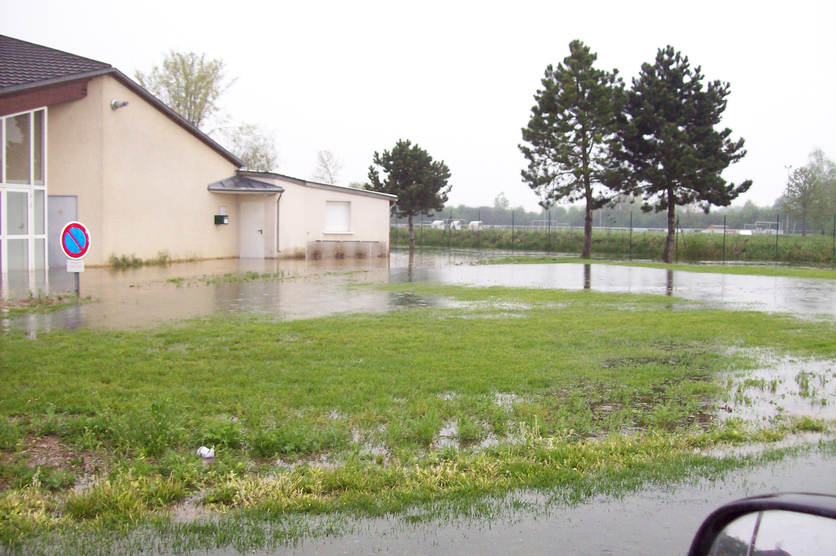 Crue de la Norges, en mai 2013, à Magny sur Tille en Côte d'Or