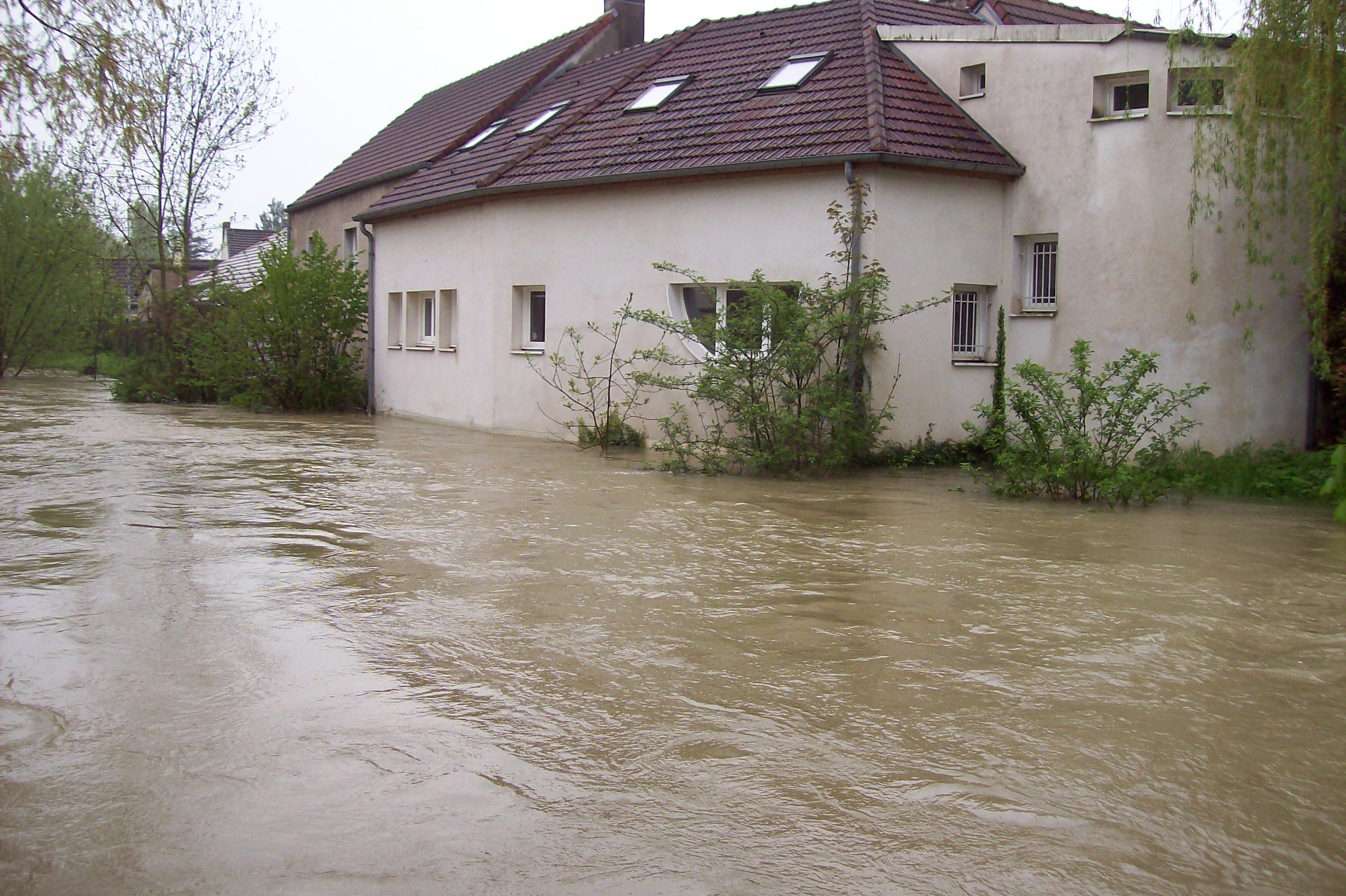 Crue de la Norges, en mai 2013, ) Magny sur Tille en Côte d'Or