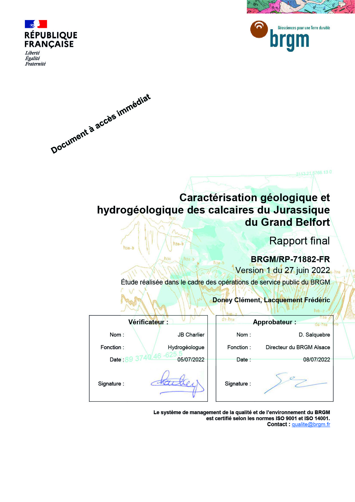 Rapport final V1. BRGM/RP-71882-FR, 77 p.