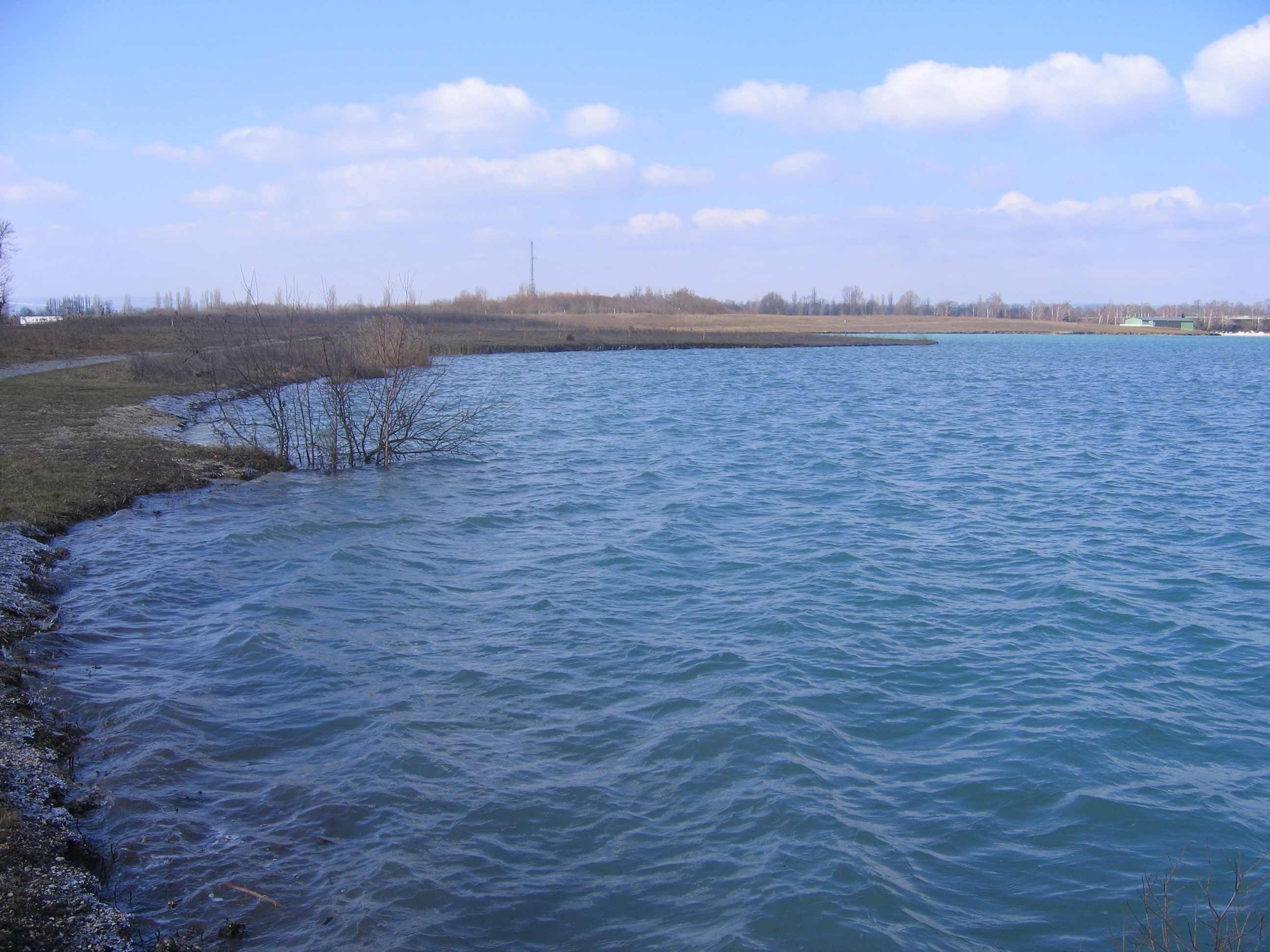 Crue de la rivière neuve, en mars 2006, à Arc sur Tille en Côte d'Or